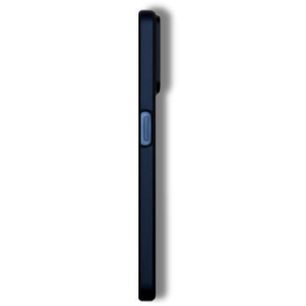 Realme 7 Pro Matte Transparent Back Cover with Blue Border