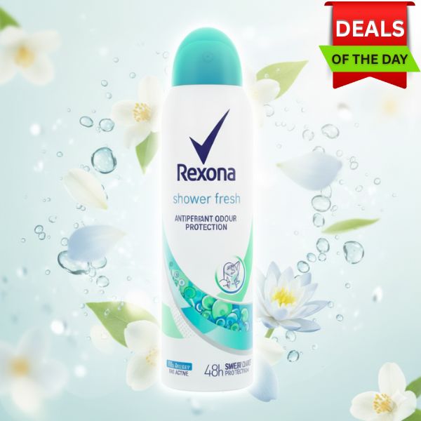 Deals of the Day| Rexona Shower Fresh Deodoran 150ML  for Women