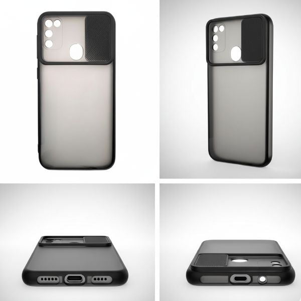 Premium Transparent Matte Back Cover for Samsung M21