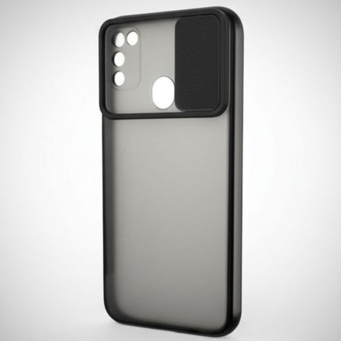 Premium Transparent Matte Back Cover for Samsung M21