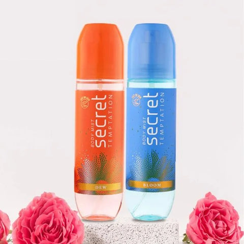 Secret temptation Bloom, Bold, Dew and Magic Body Mist