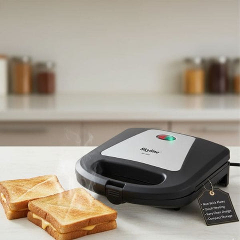 Skyline VTL-5017 Sandwich & Grill Toaster (2 Slice)