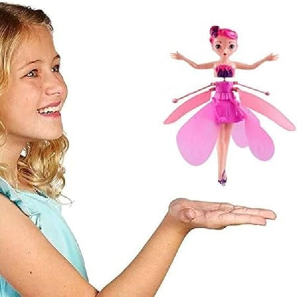 Flying Fairy Dolls for Girls Flying Doll Hand Control Helicopter Doll - My Store