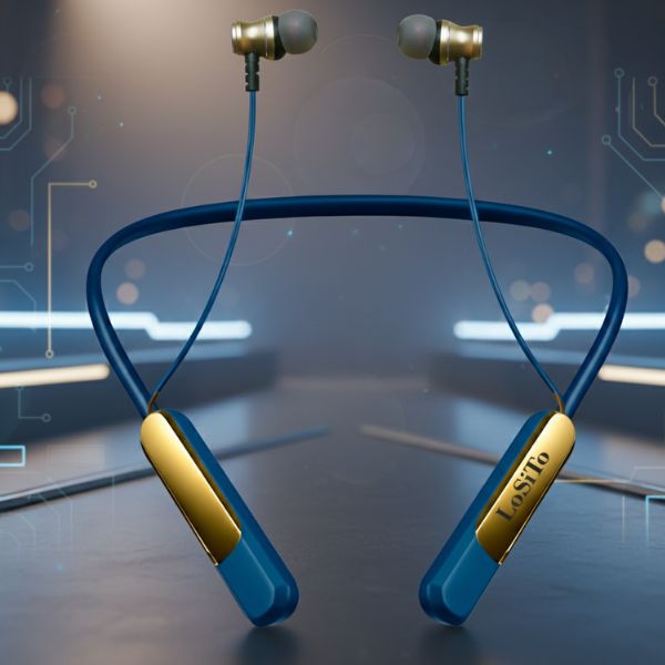 PACK OF 2 |Neckbands LoSiTo Thank You Neckband | 100 hrs Playtime | Pure Copper Speaker