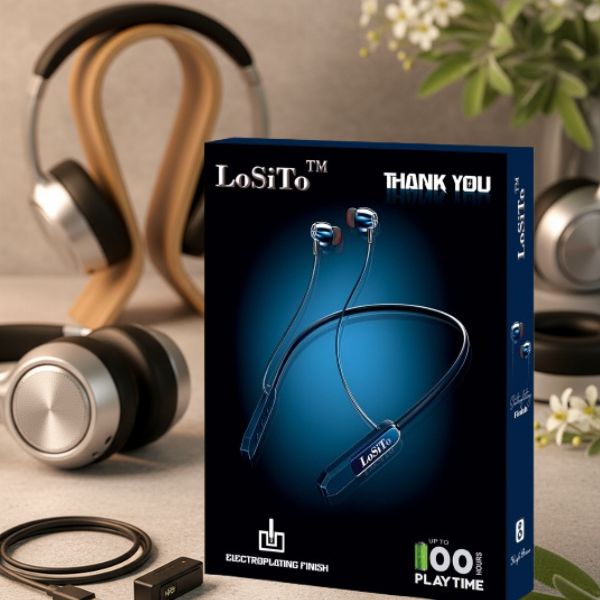 LoSiTo Thank You Neckband Pack of 3 – 100 Hrs Playtime, Pure Copper Speaker,