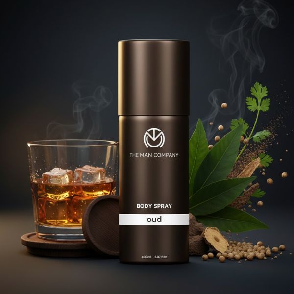 The Man Company Oud Deodorant for Men 150ml | Long-Lasting Premium Oud Fragrance