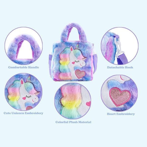 Unicorn Sling Bag for Women & Girls (Multi color)