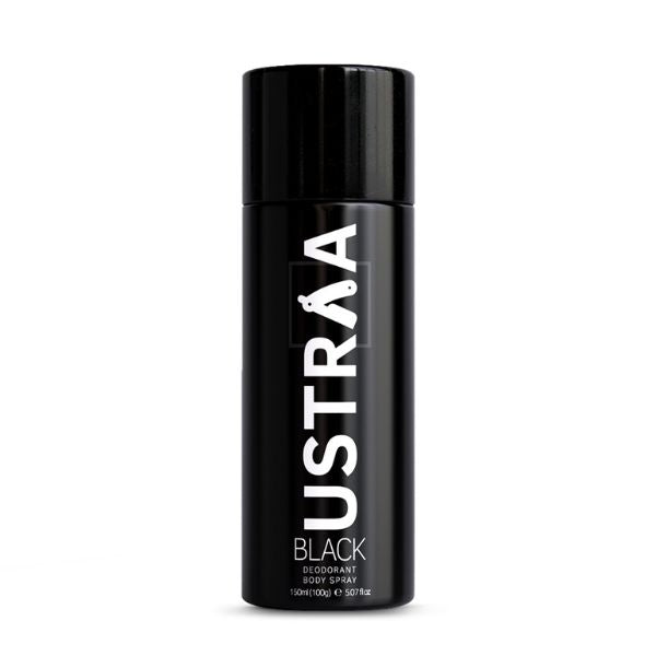 Ustraa Black Deodorant Body Spray for men
