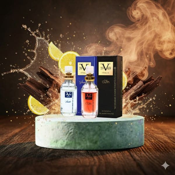 Versace Pack of 2 Perfumes – Prive Oudh & Vibrante Eau De Parfum