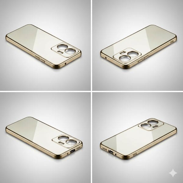 Premium Silicone Soft Impact Mobile Back Cover for VIVO T1