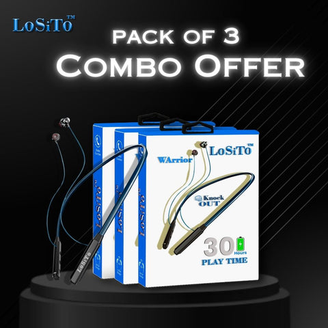 Warrior-Losito Neckband - Pack of 3