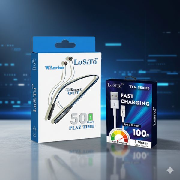 Winter Combo Pack of 4 – (Neckband|Data Cable|Adaptor|Perfume)