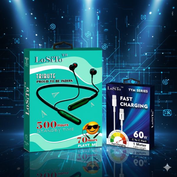 Winter Combo Pack of 4 – (Neckband|Data Cable|Adaptor|Perfume)