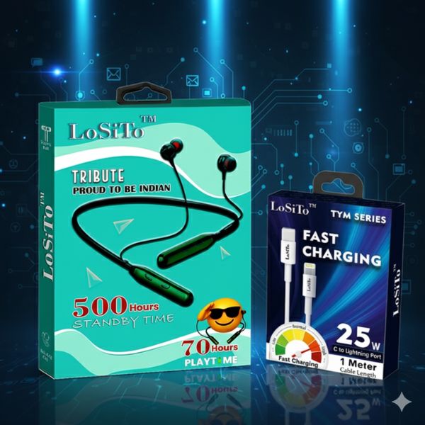 Winter Combo Pack of 4 – (Neckband|Data Cable|Adaptor|Perfume)