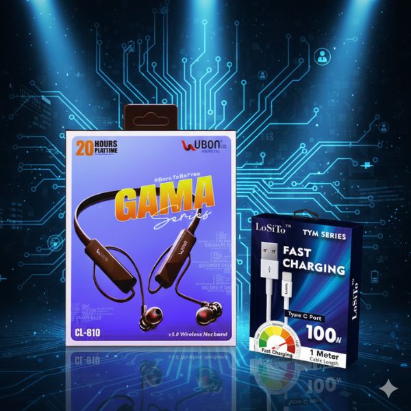 Winter Combo Pack of 4 – (Neckband|Data Cable|Adaptor|Perfume)