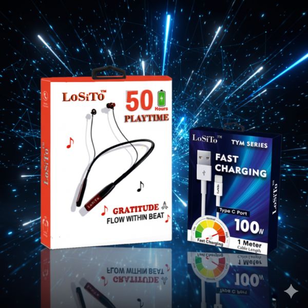 Winter Combo Pack of 4 – (Neckband|Data Cable|Adaptor|Perfume)