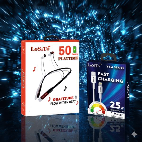 Winter Combo Pack of 4 – (Neckband|Data Cable|Adaptor|Perfume)