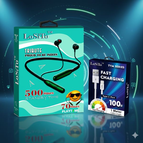 Winter Combo Pack of 4 – (Neckband|Data Cable|Adaptor|Perfume)