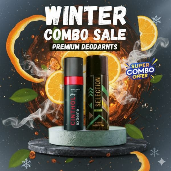 winter Sale|Premium Deodorants Collection - Cinthol Extreme & Royal Scent Selection