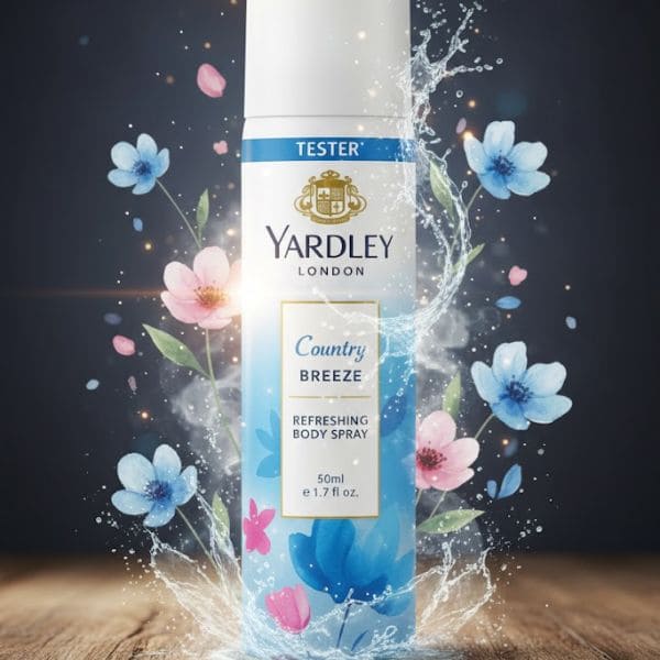 Yardley London Country Breeze Refreshing Body Spray for Women | Compact 50 ml