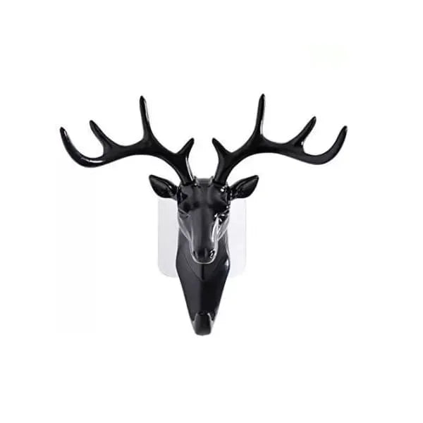 Deer Head Hanging Hook, Self Adhesive Plastic Key Holder