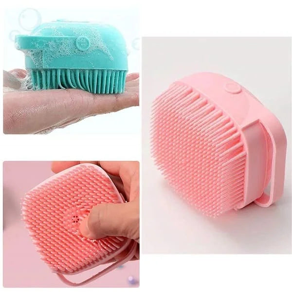 Silicone Bath Body Scrubber For Shower Body Massage Brush