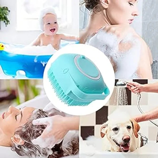 Silicone Bath Body Scrubber For Shower Body Massage Brush