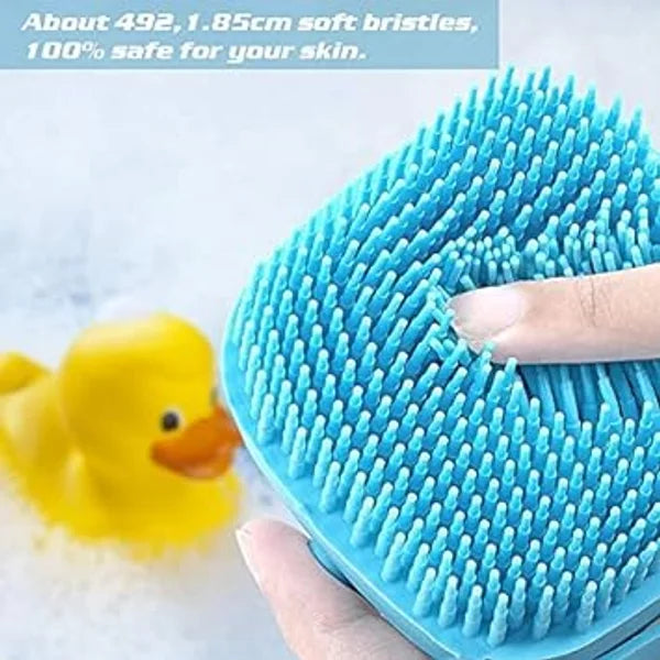 Silicone Bath Body Scrubber For Shower Body Massage Brush